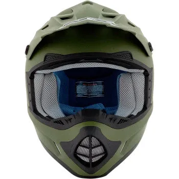 AFX FX-17 Off Road Helmet Flat Olive Drab