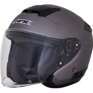 AFX FX-60 Open Face Helmet Frost Gray