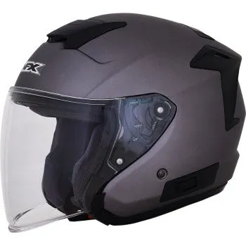 AFX FX-60 Open Face Helmet Frost Gray