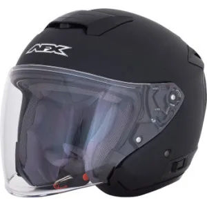 AFX FX-60 Open Face Helmet Matte Black