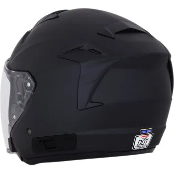 AFX FX-60 Open Face Helmet Matte Black