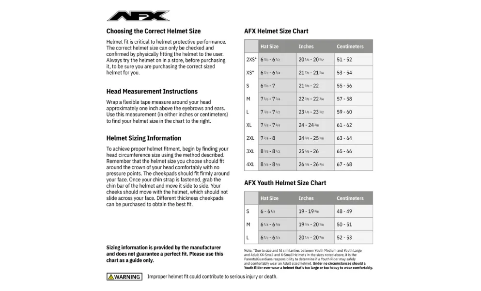 AFX FX-Magnus Full Face Helmet Flat Black