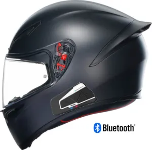 AGV K1 Full Face Bluetooth Helmet Matte Black