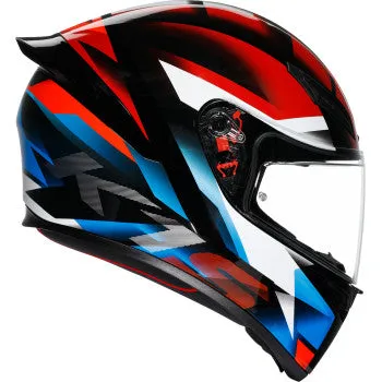 AGV K1 Full Face Helmet Fastlap Black/Red/Blue