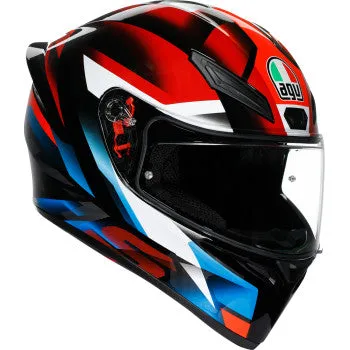 AGV K1 Full Face Helmet Fastlap Black/Red/Blue
