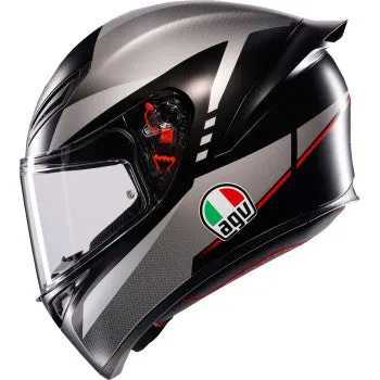 AGV K1 Full Face Helmet Lap Matte Black/Gray/Red