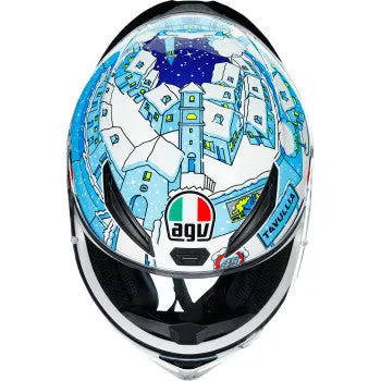 AGV K1 Full Face Helmet Rossi Winter Test 2017