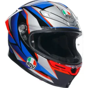 AGV K6 S Full Face Helmet Slashcut  Black/Blue/Red