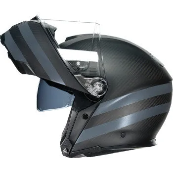 AGV Sportmodular Helmet Dark Refractive Carbon/Black Size Large