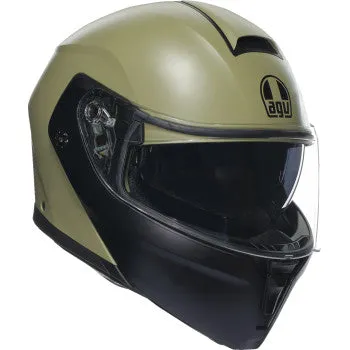AGV Streetmodular Helmet Matte Pastello Green/Black
