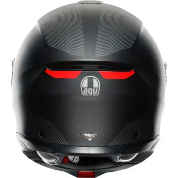 AGV Tourmodular Bluetooth Helmet Frequency Graphic Gunmetal/Red