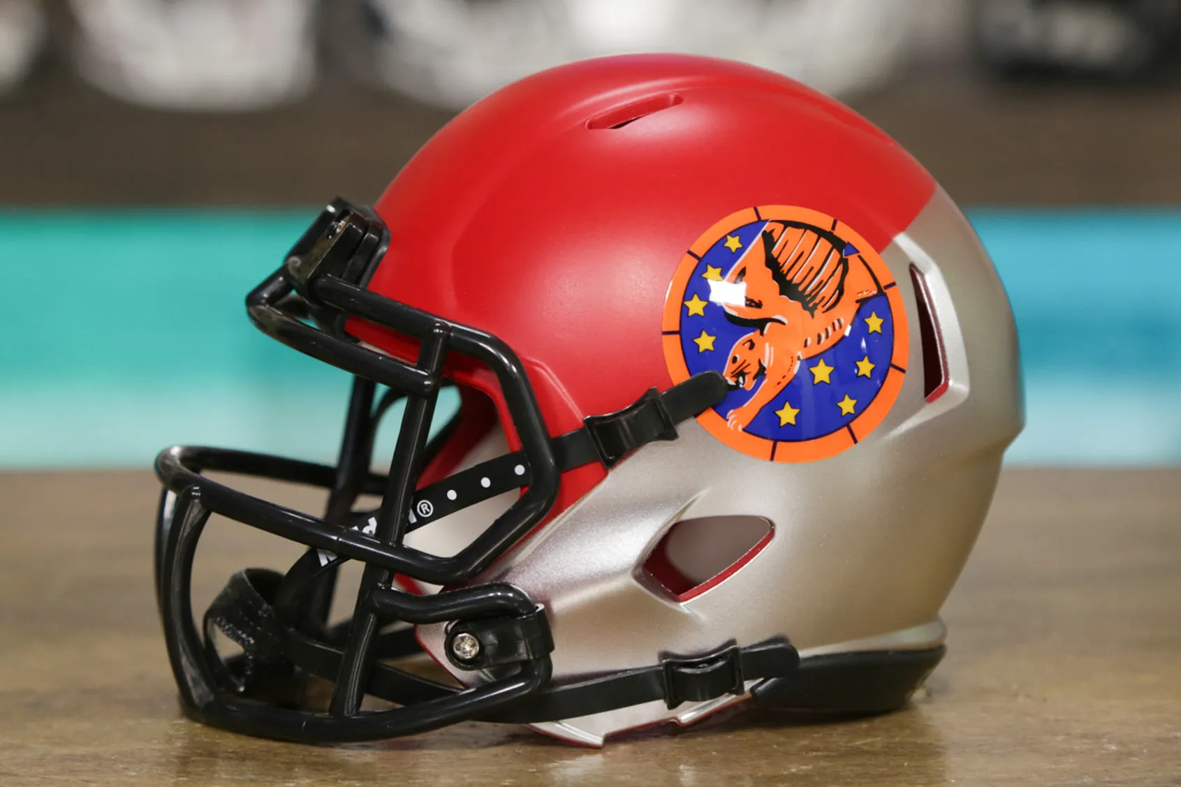Air Force Falcons Riddell Speed Mini Helmet - Tuskegee 99th Edition