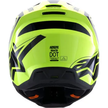 Alpinestars SM3 Off Road Helmet Heat Gloss Yellow Fluo/Black