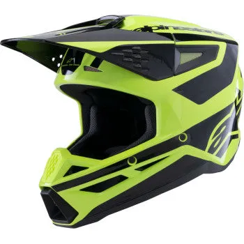 Alpinestars SM3 Off Road Helmet Heat Gloss Yellow Fluo/Black