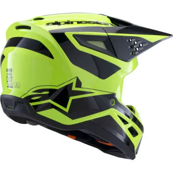 Alpinestars SM3 Off Road Helmet Heat Gloss Yellow Fluo/Black