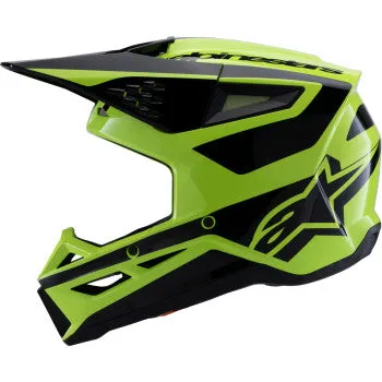 Alpinestars SM3 Off Road Helmet Heat Gloss Yellow Fluo/Black