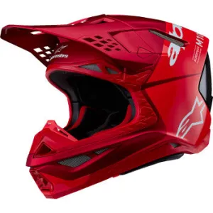 Alpinestars Supertech M10 Off Road Helmet Flood MIPS Red Fluo/Red