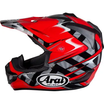 Arai VX Pro 4 Off Road Helmet Scoop Red