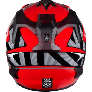 Arai VX Pro 4 Off Road Helmet Scoop Red