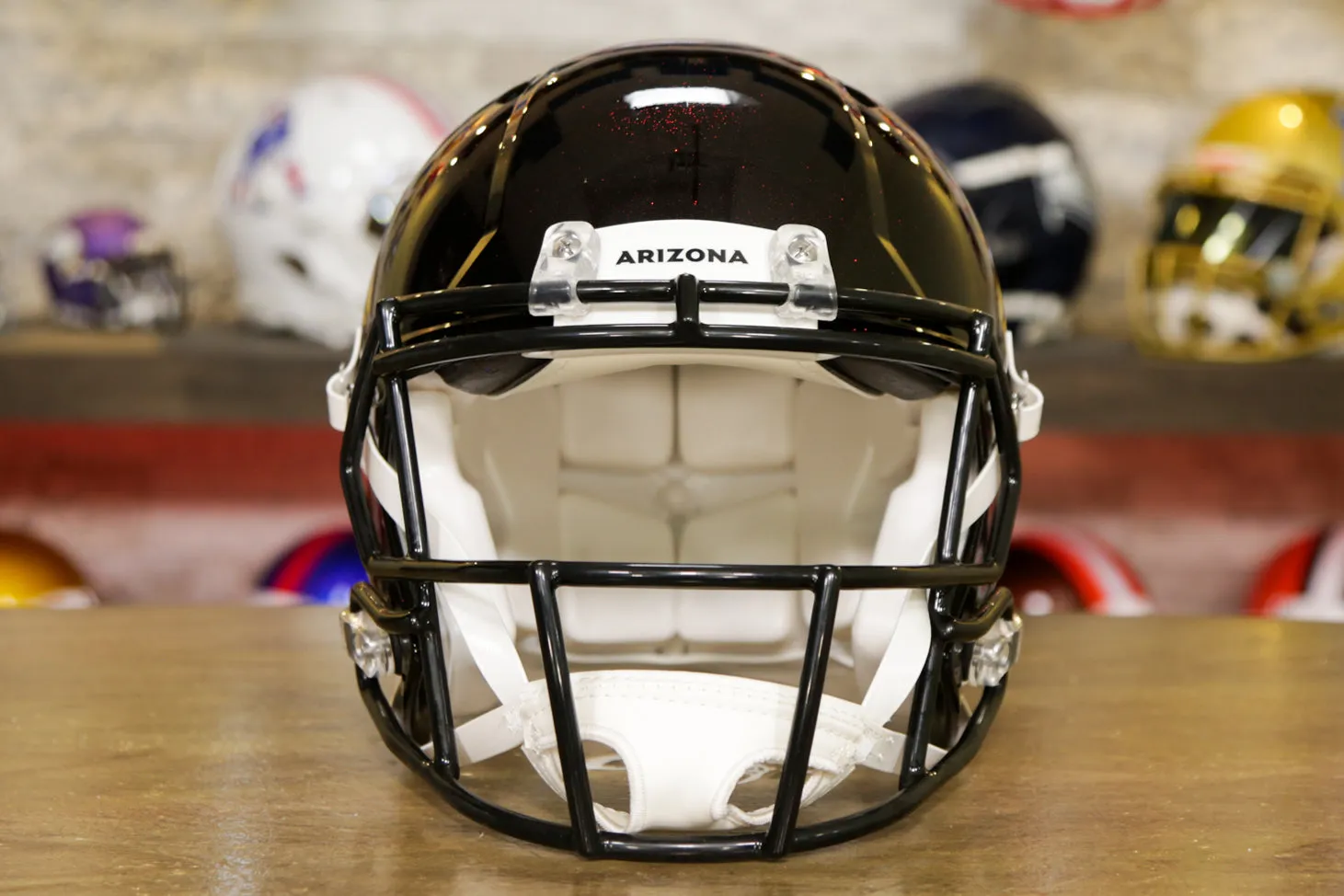 Arizona Cardinals Riddell Speed Authentic Helmet - Black Alternate
