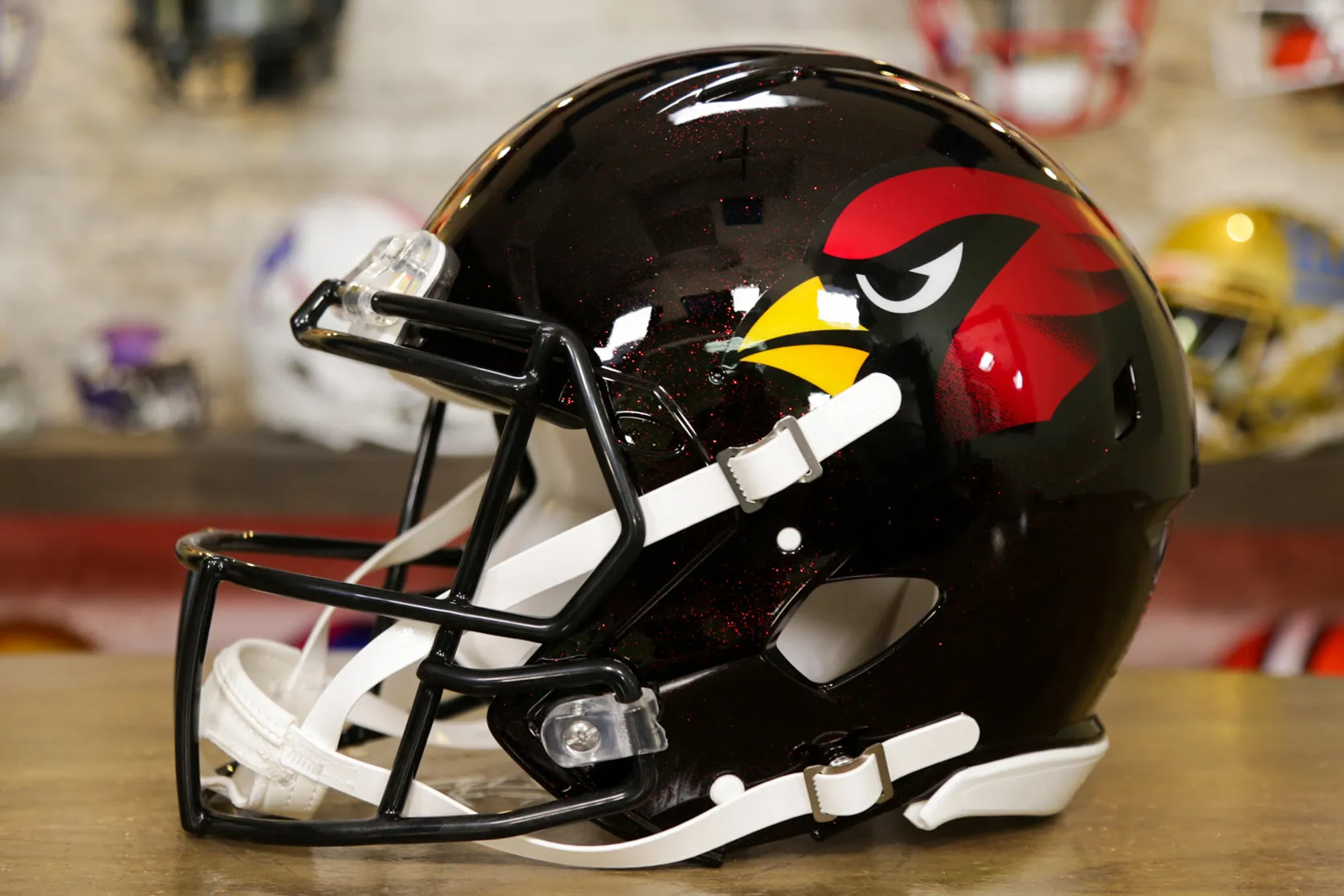 Arizona Cardinals Riddell Speed Authentic Helmet - Black Alternate