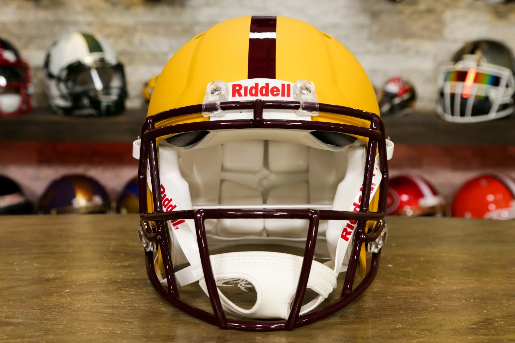 Arizona State Sun Devils Riddell Speed Authentic Helmet - Matte Yellow Sparky