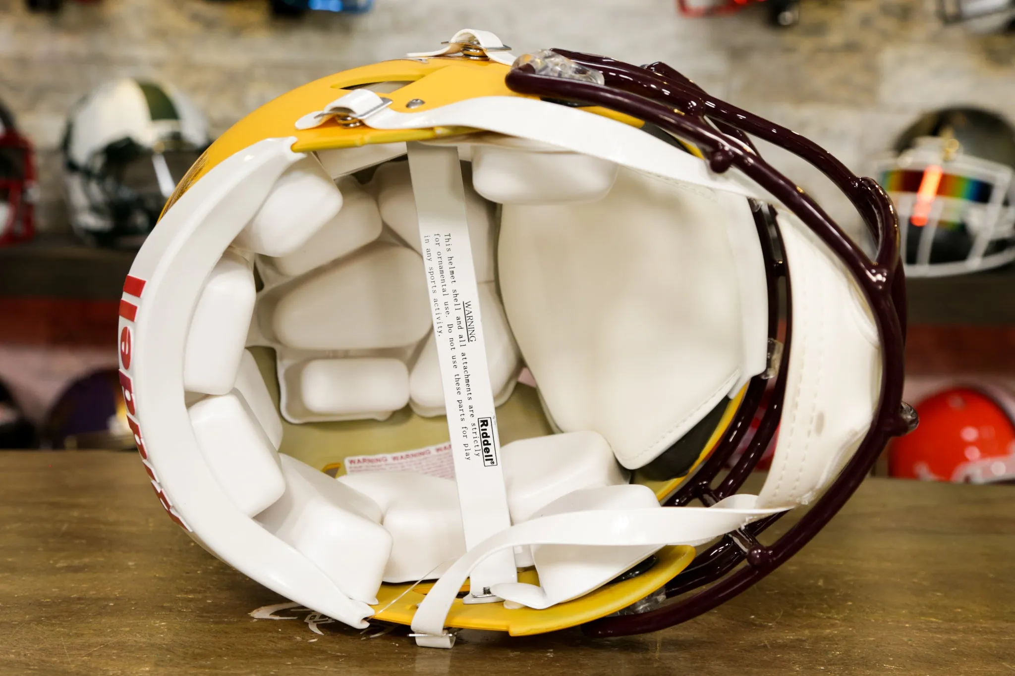Arizona State Sun Devils Riddell Speed Authentic Helmet - Matte Yellow Sparky