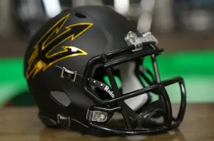 Arizona State Sun Devils Riddell Speed Mini Helmet - Matte Black