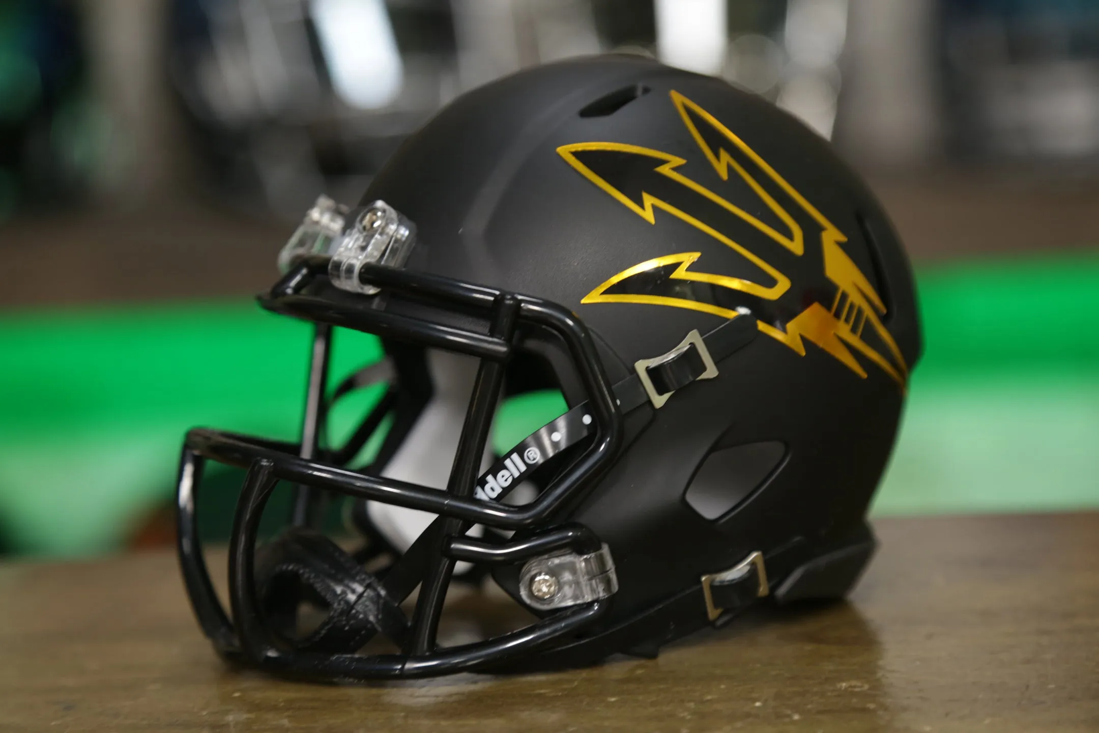 Arizona State Sun Devils Riddell Speed Mini Helmet - Matte Black