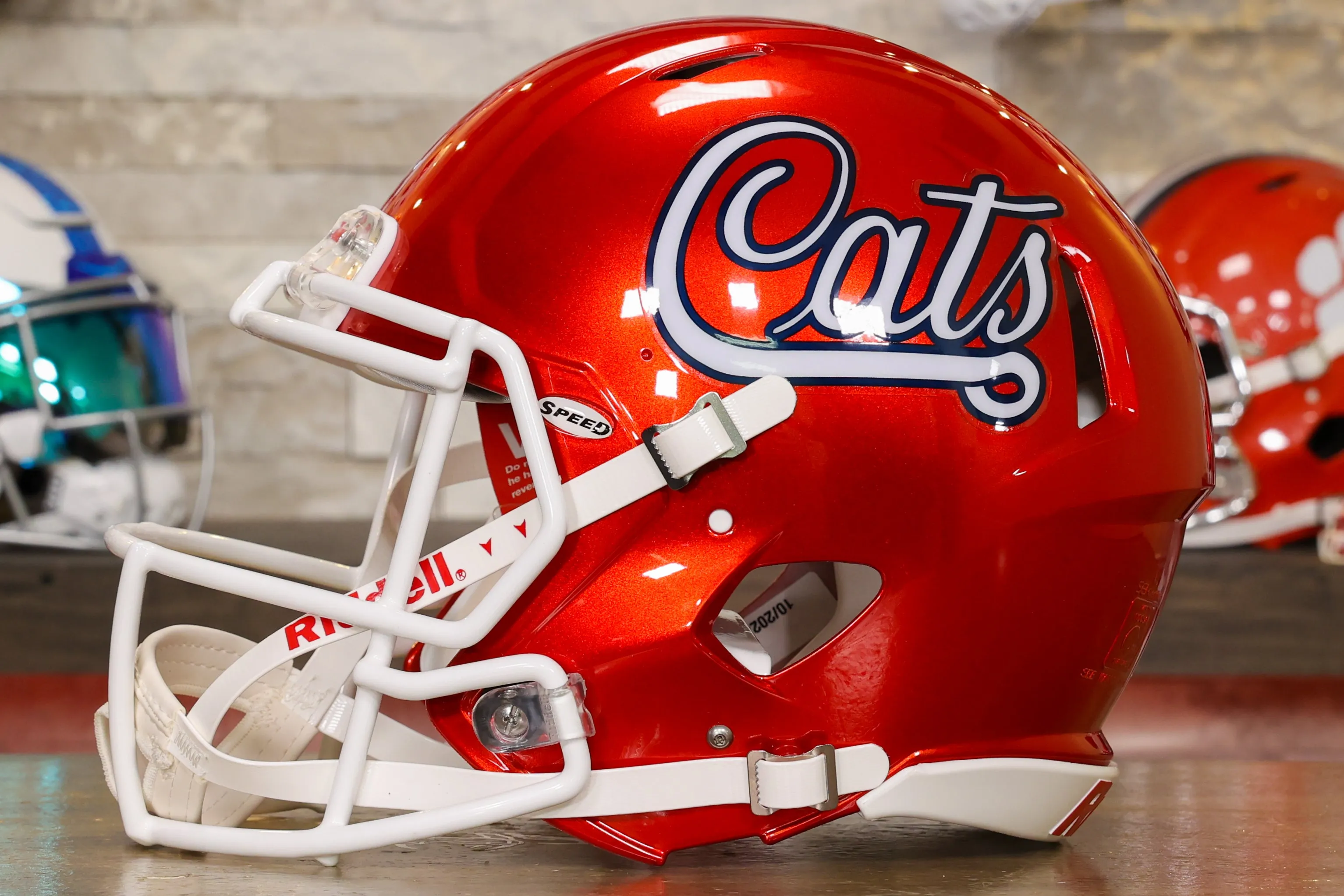 Arizona Wildcats Riddell Speed Authentic Helmet - Script