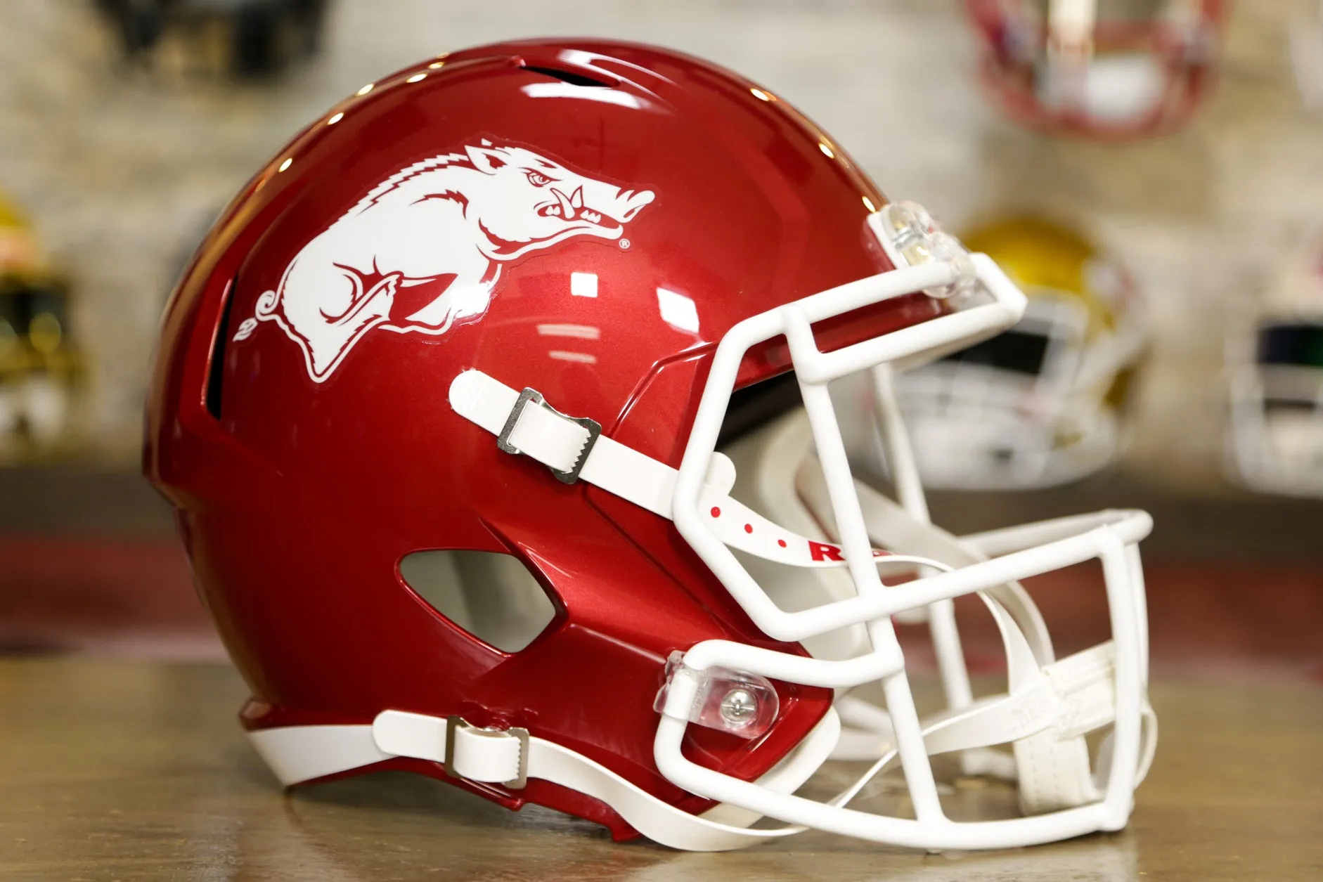 Arkansas Razorbacks Riddell Speed Display Helmet