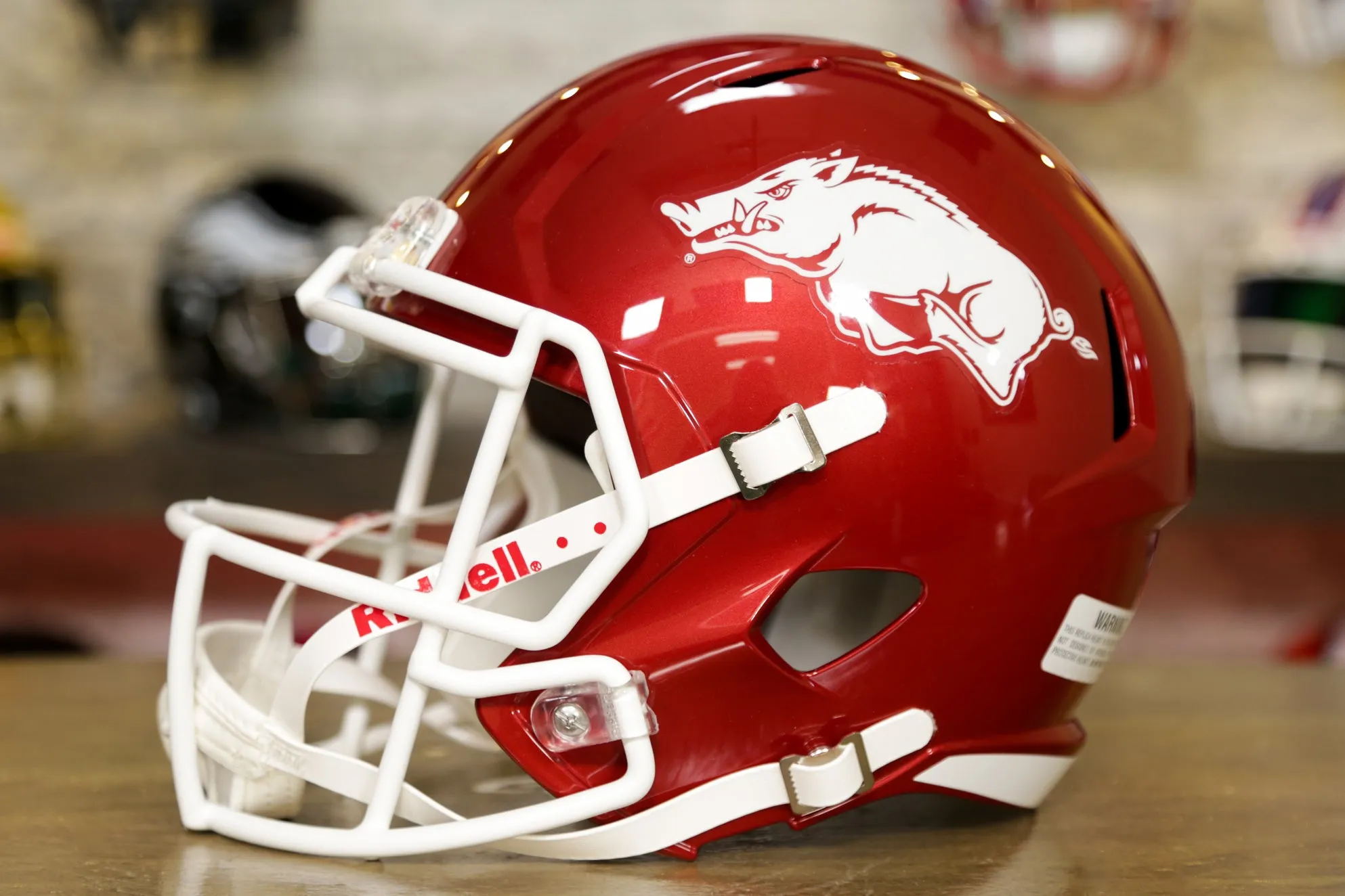Arkansas Razorbacks Riddell Speed Display Helmet