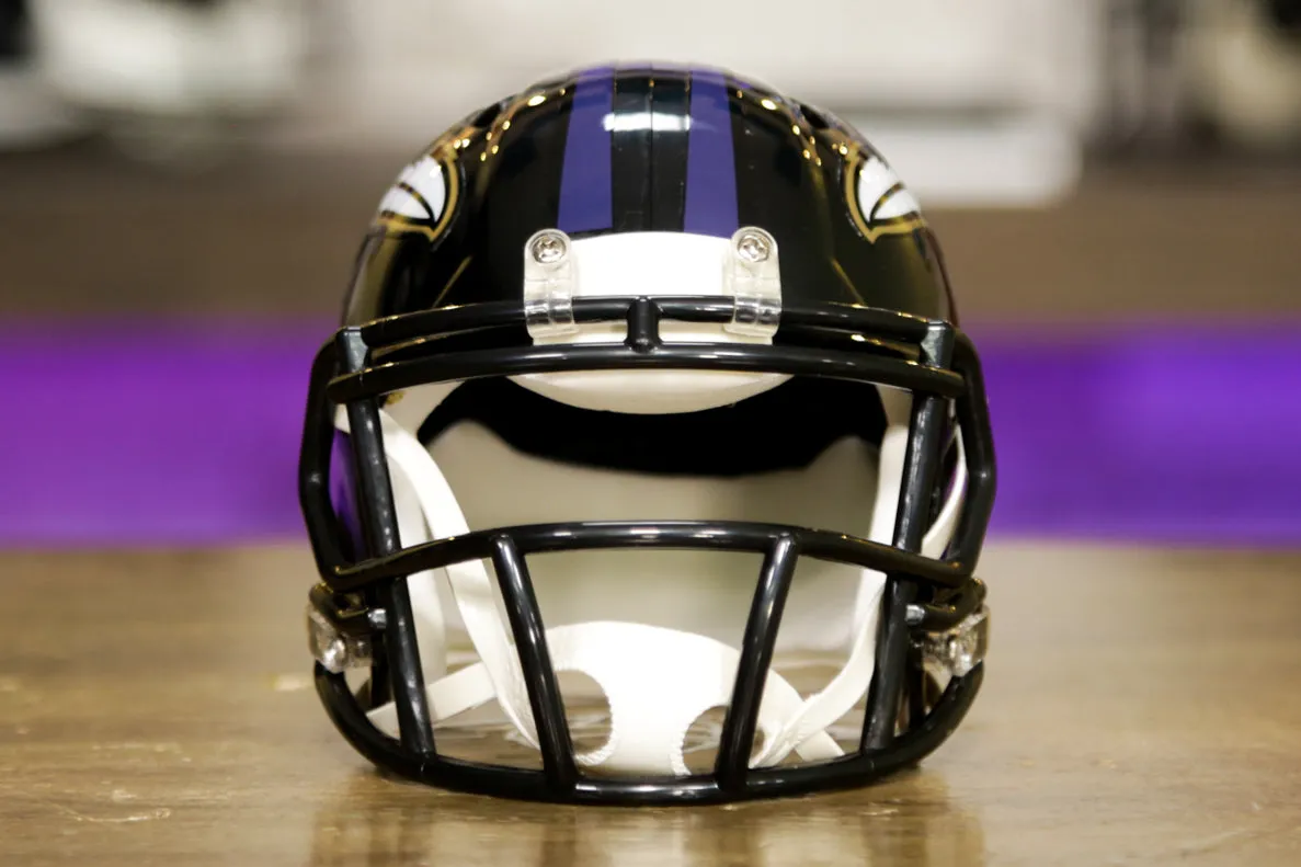 Baltimore Ravens Riddell Speed Mini Helmet