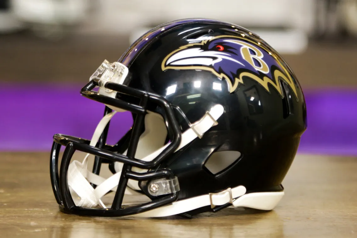 Baltimore Ravens Riddell Speed Mini Helmet