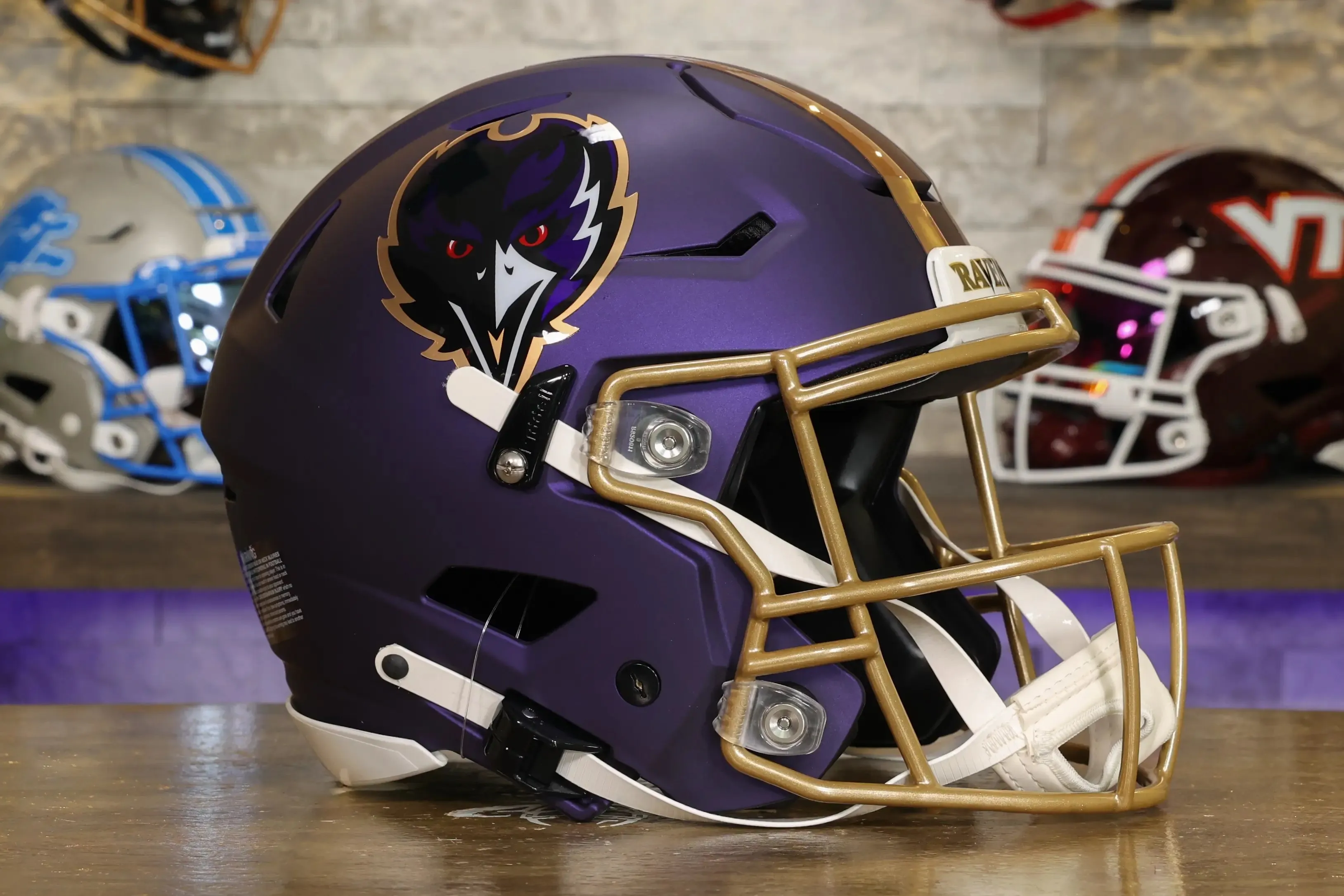 Baltimore Ravens Riddell SpeedFlex Helmet - Purple Rising Alternate