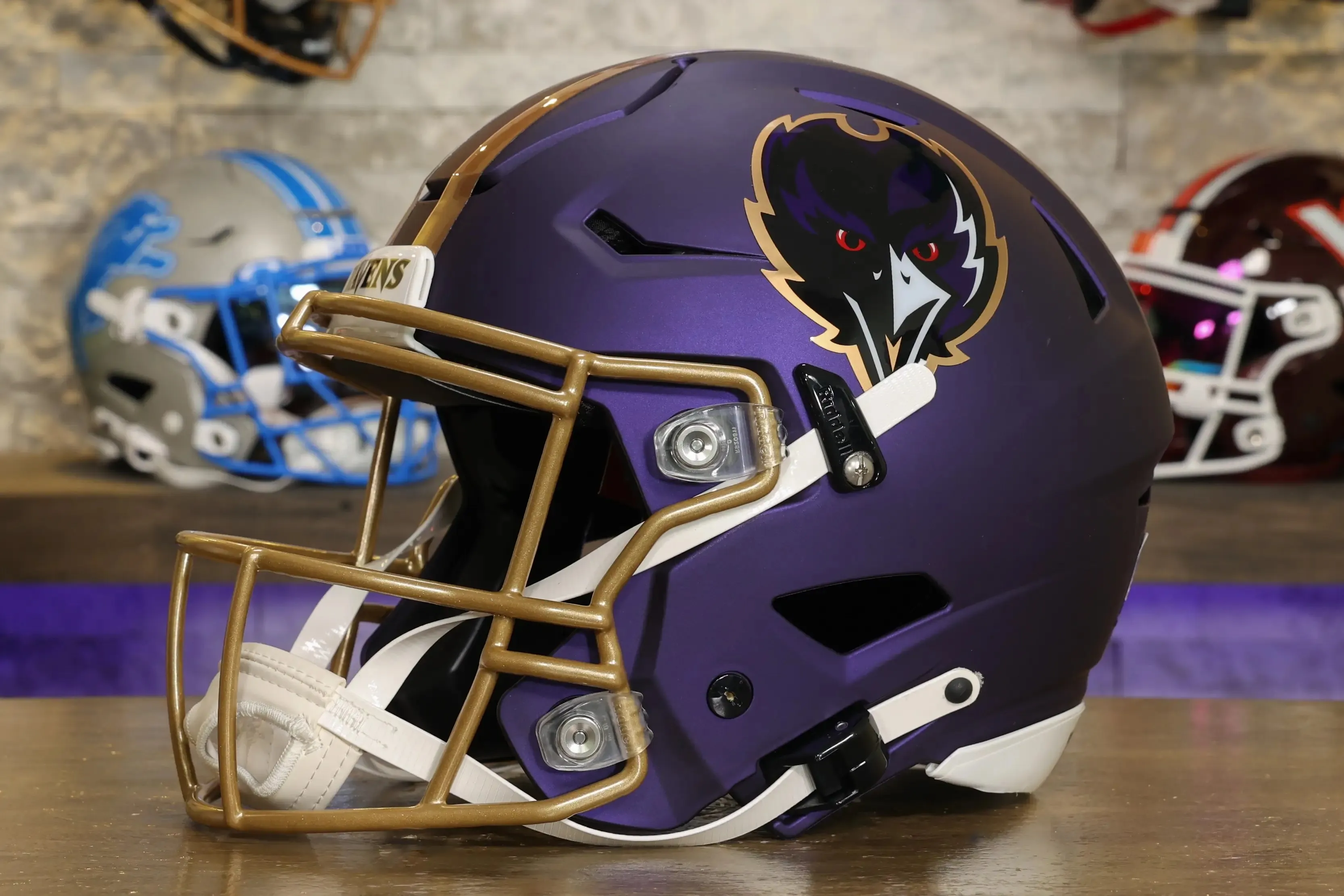 Baltimore Ravens Riddell SpeedFlex Helmet - Purple Rising Alternate