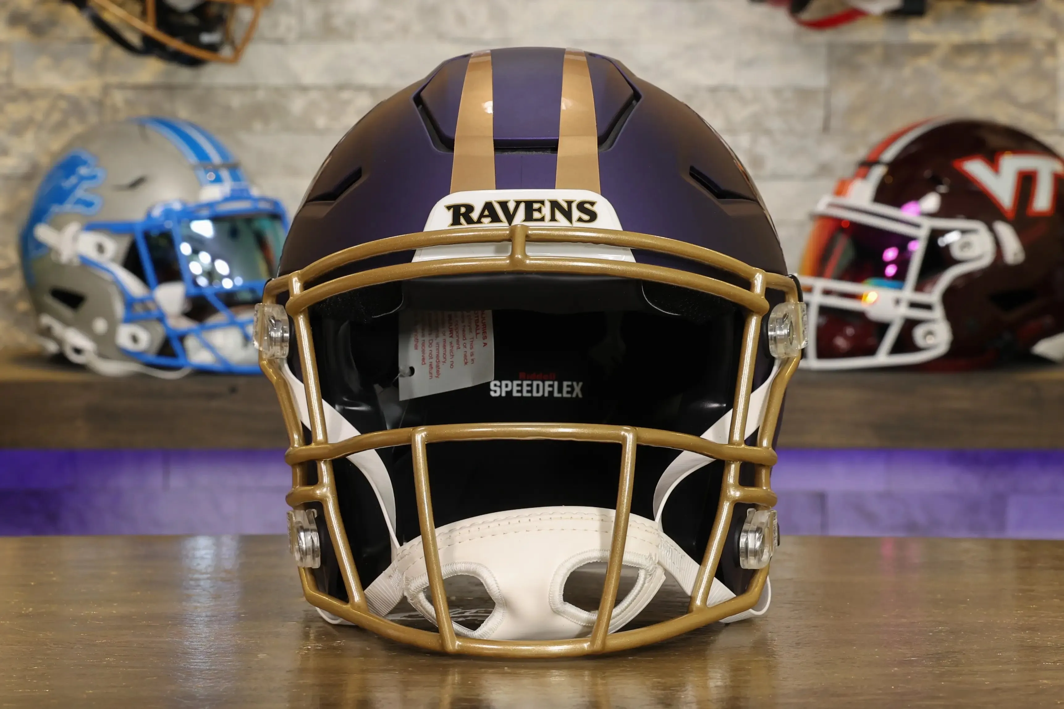 Baltimore Ravens Riddell SpeedFlex Helmet - Purple Rising Alternate