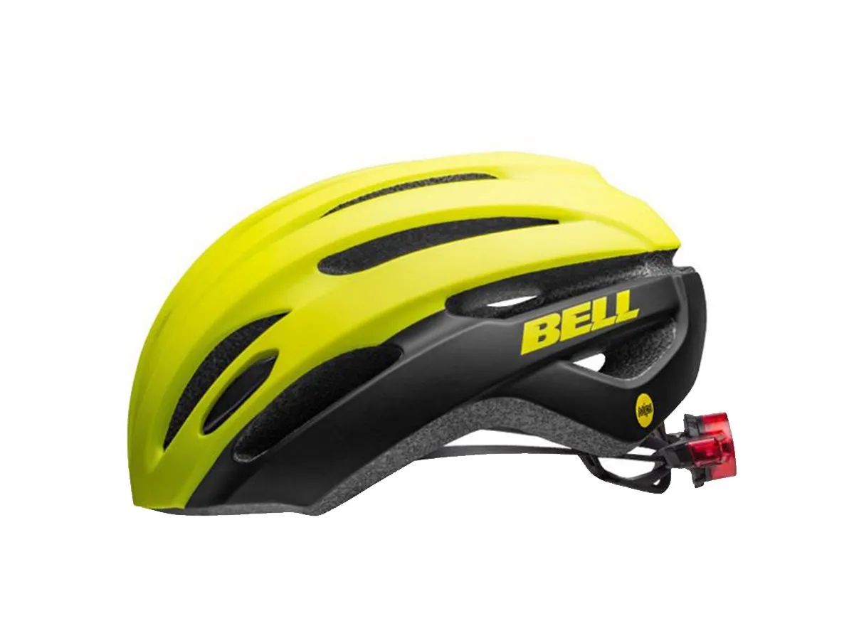 Bell Avenue LED MIPS Road Helmet - Womens - Matt Gloss Hi Viz-Black