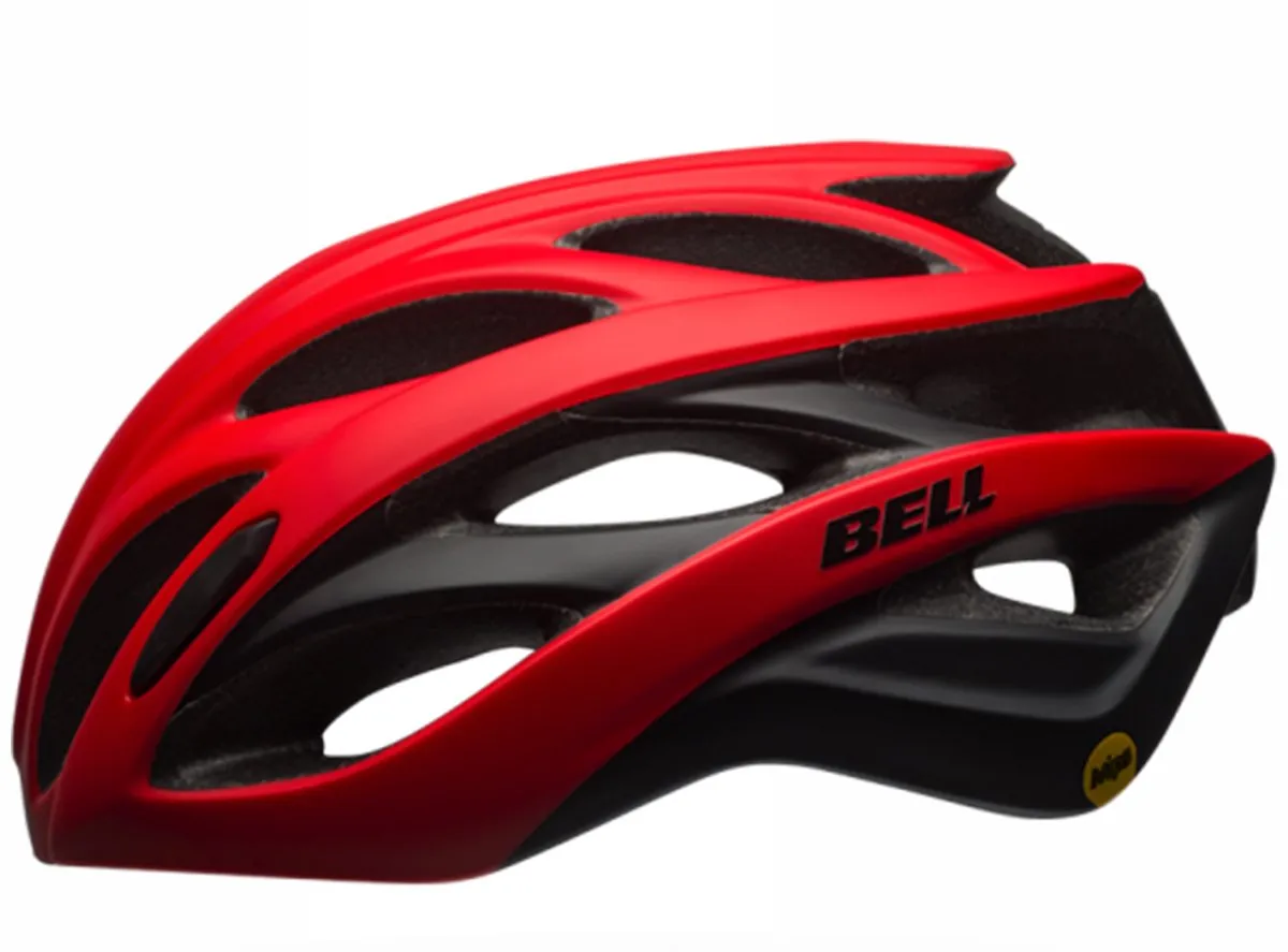 Bell Overdrive MIPS Road Helmet - Matt Red-Black