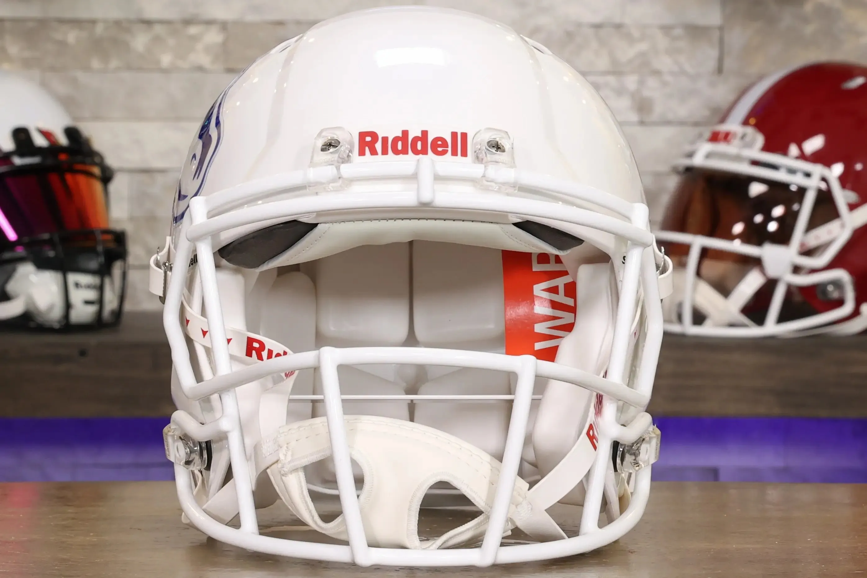 Boise State Broncos Riddell Speed Authentic Helmet - White Alternate