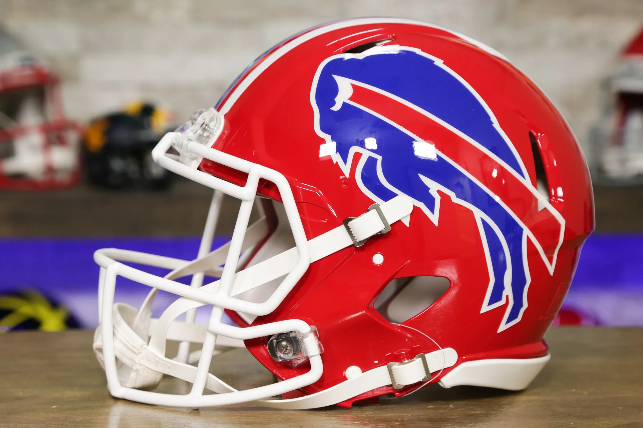 Buffalo Bills Riddell Speed Authentic Helmet - 1987-2001 Throwback
