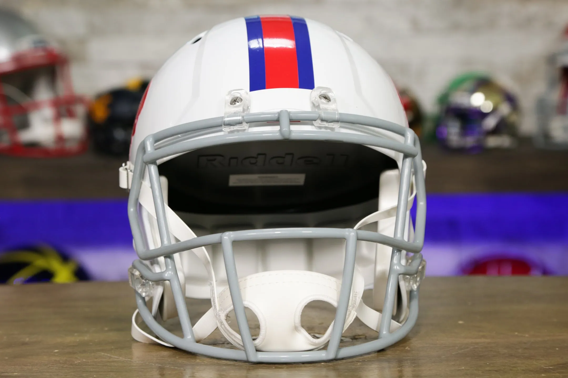 Buffalo Bills Riddell Speed Display Helmet - 1965-1973 Throwback