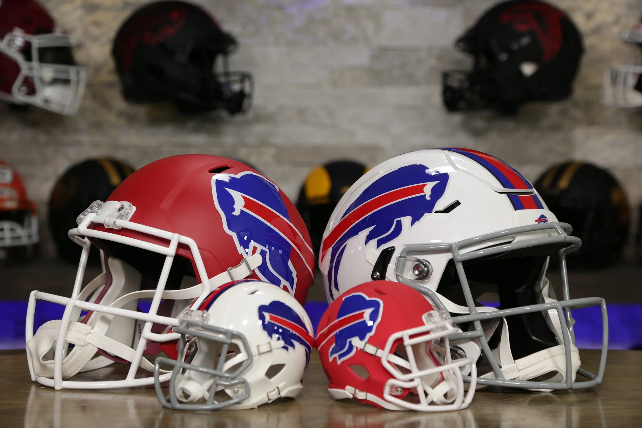 Buffalo Bills Riddell Speed Mini Helmet - 2011-2020 Throwback