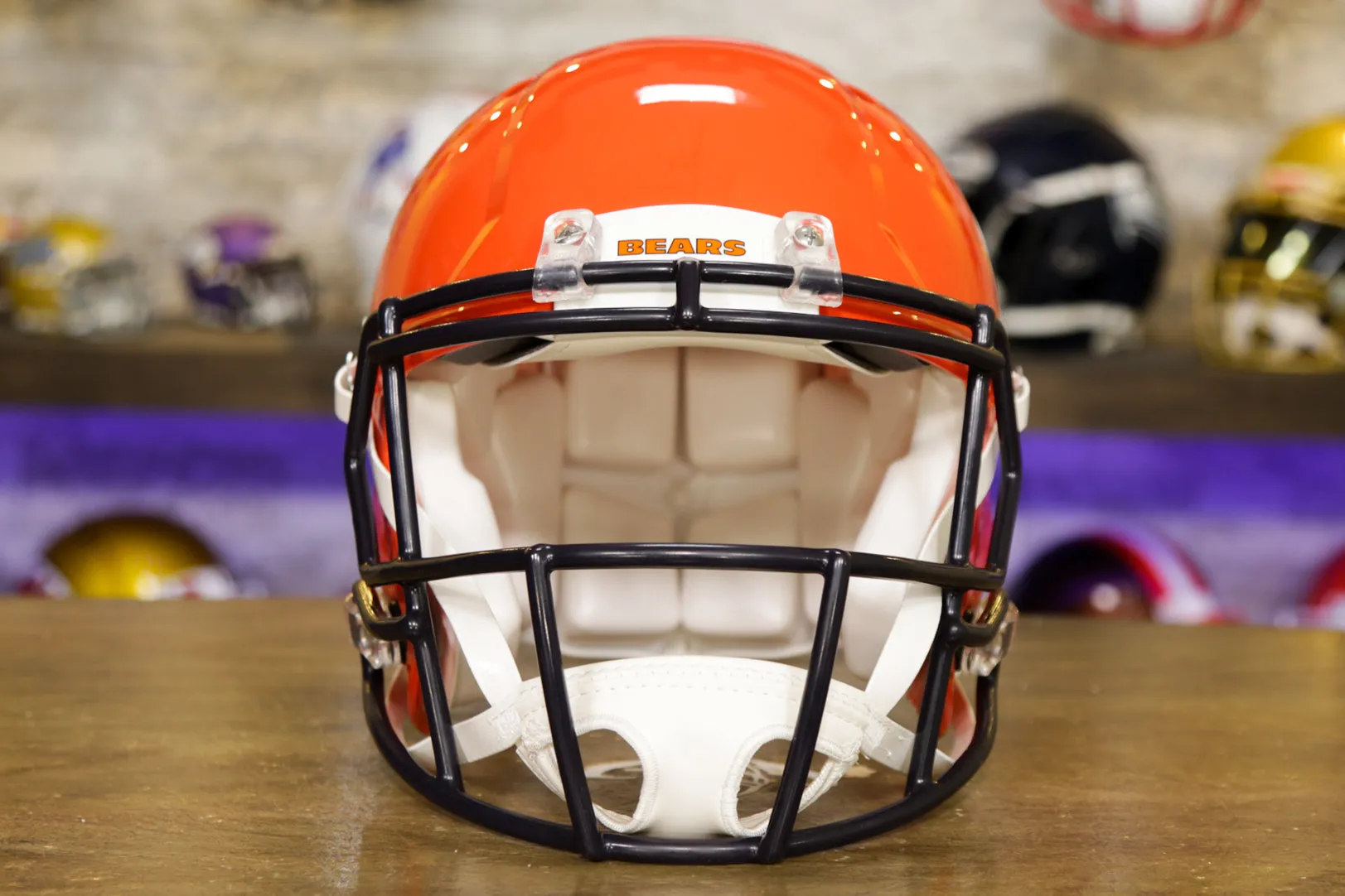 Chicago Bears Riddell Speed Authentic Helmet - Orange Alternate