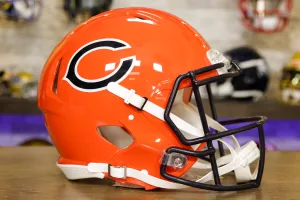 Chicago Bears Riddell Speed Authentic Helmet - Orange Alternate