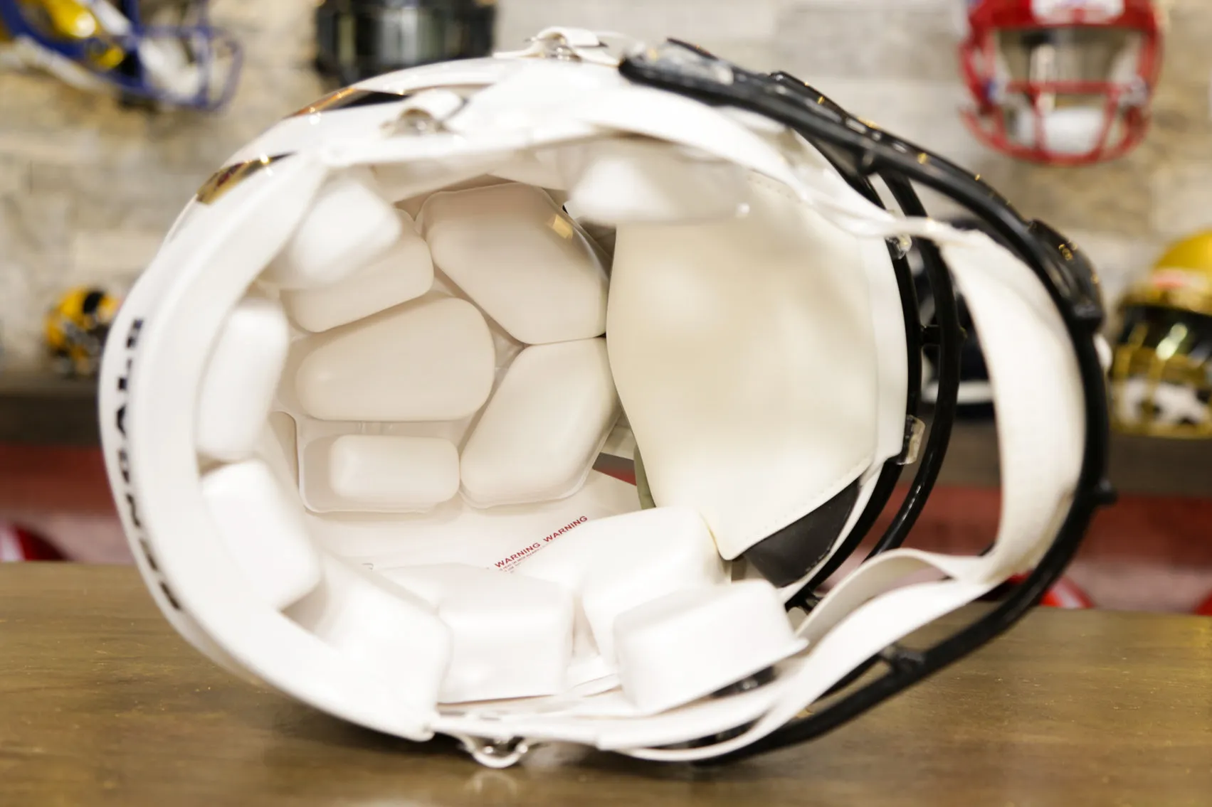 Cincinnati Bengals Riddell Speed Authentic Helmet - White Bengal Alternate