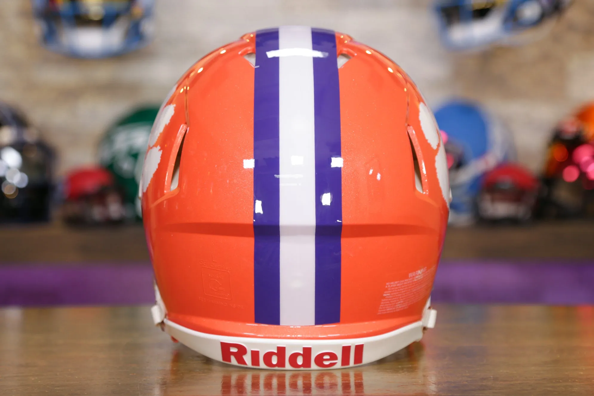 Clemson Tigers Riddell Speed Authentic Helmet