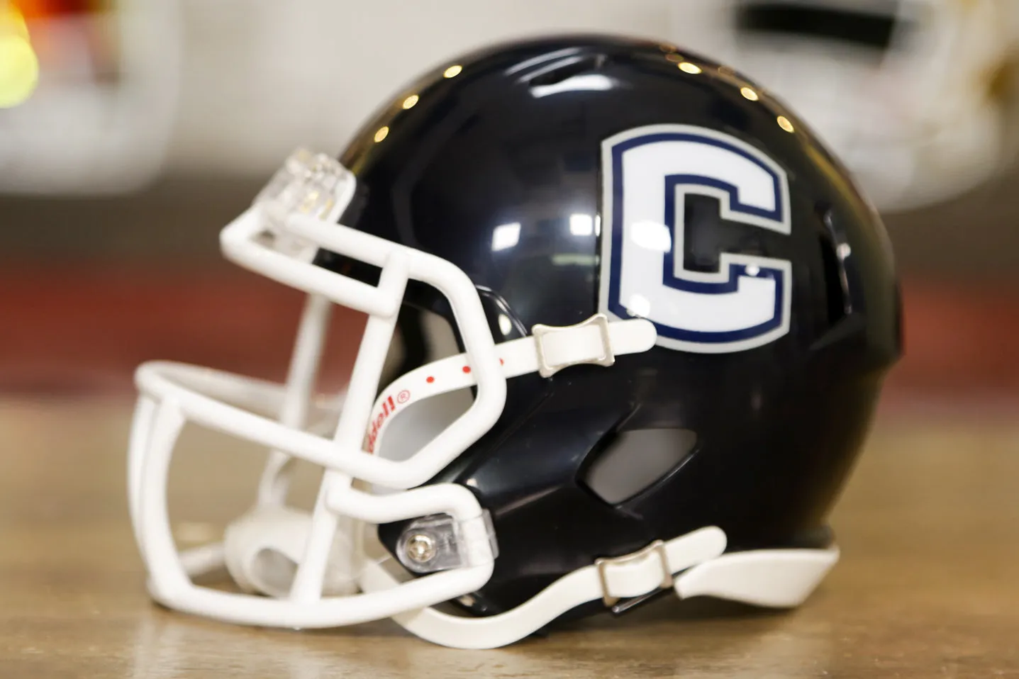 Connecticut Huskies Riddell Speed Mini Helmet - Navy