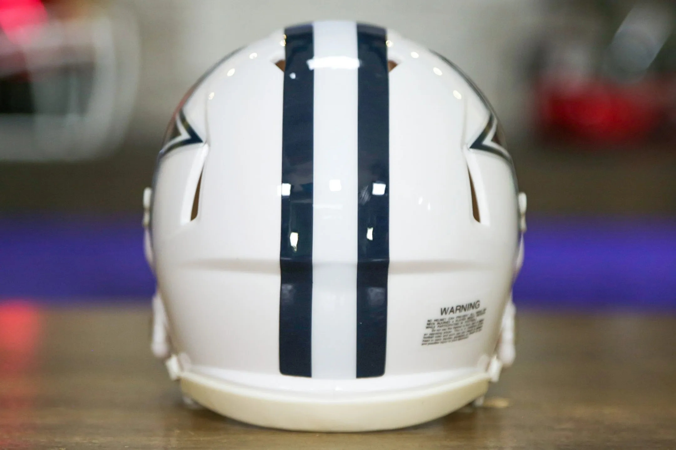 Dallas Cowboys Riddell Speed Mini Helmet - White Alternate