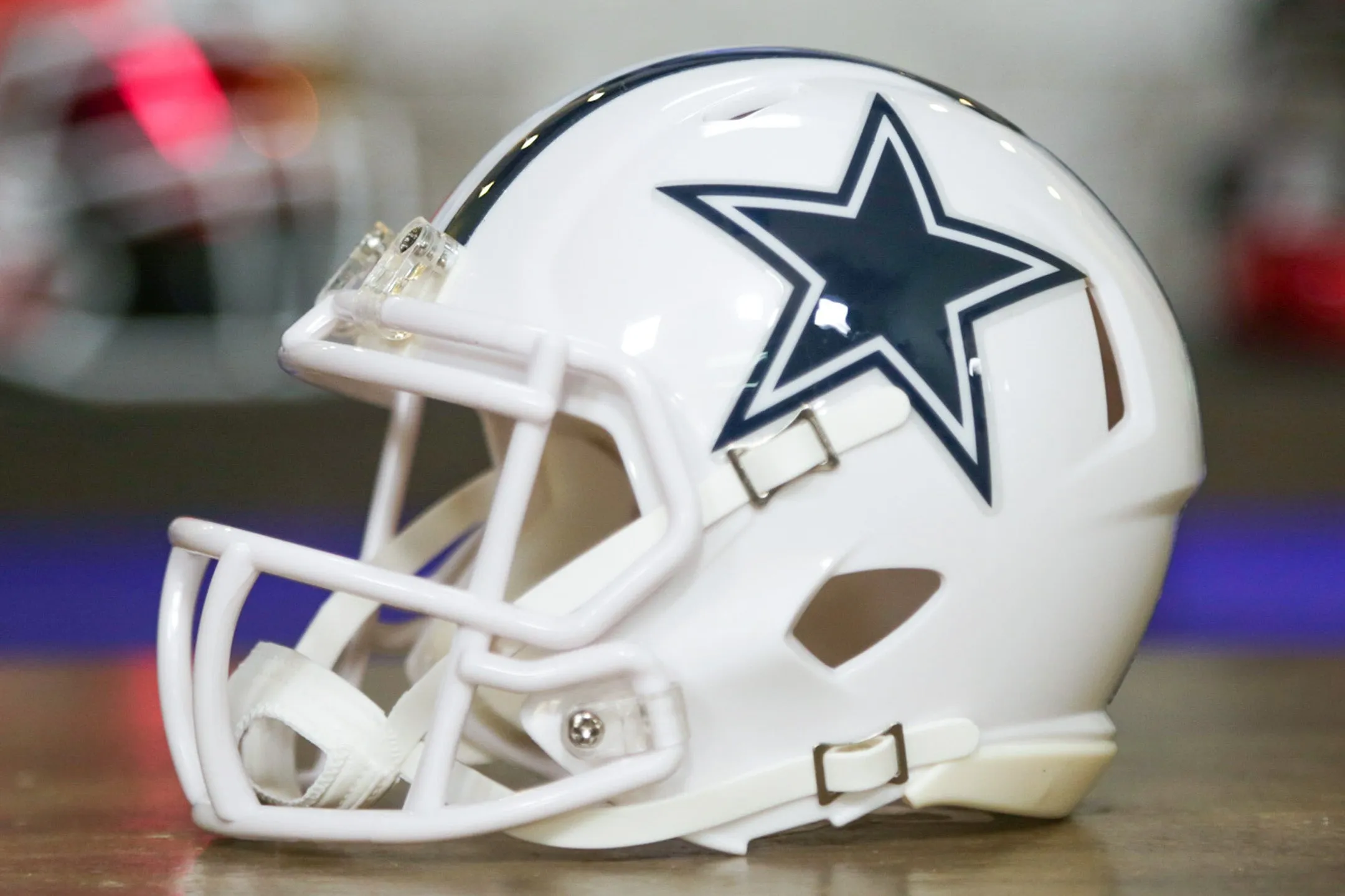 Dallas Cowboys Riddell Speed Mini Helmet - White Alternate